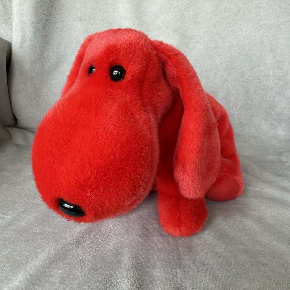 Vintage 90s Ty Original Beanie Baby 1998‎ Rover The Dog Red Plush